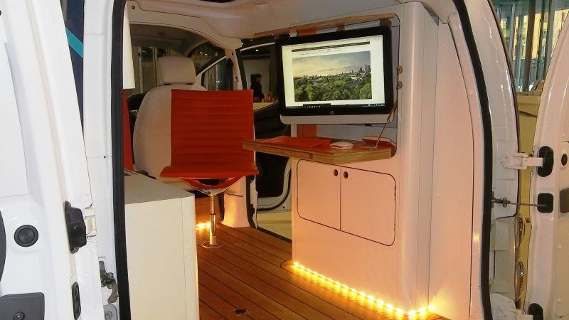 Nissan e-NV 200WORKSPACe: il primo ufficio mobile 100% elettrico