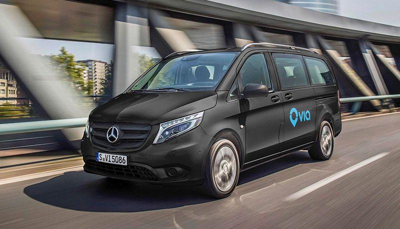 Daimler Via, partirà da Londra il ride sharing on demand con i minivan