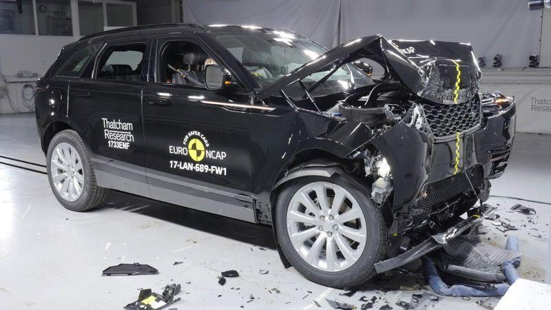 Crash test Euro NCAP: 5 stelle per Range Rover Velar [VIDEO]