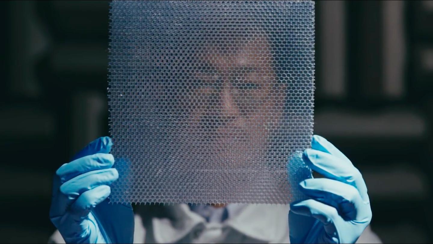 Nissan al CES 2020: il filtro antirumore fatto di lattice