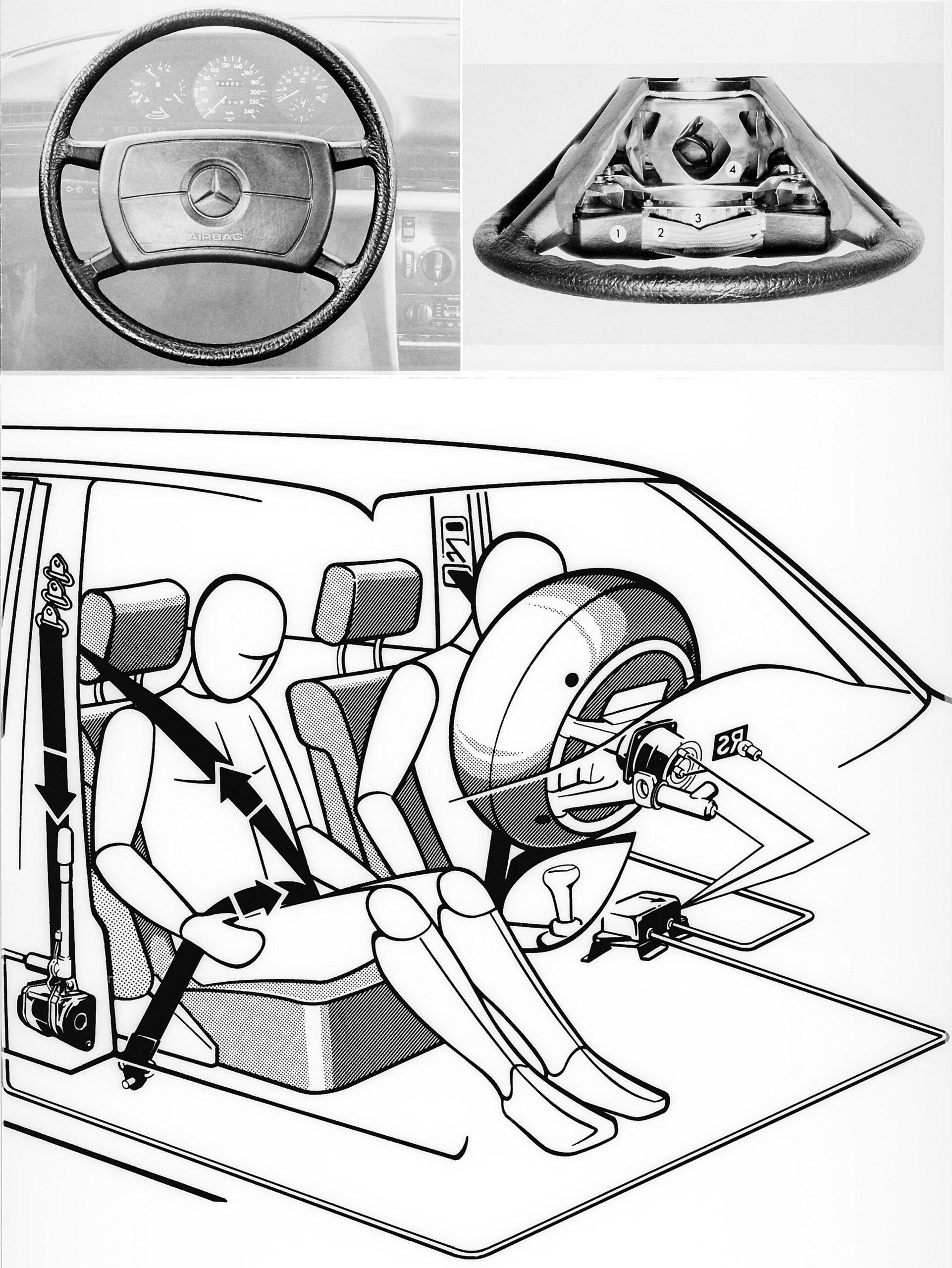 Airbag Mercedes Brevetto