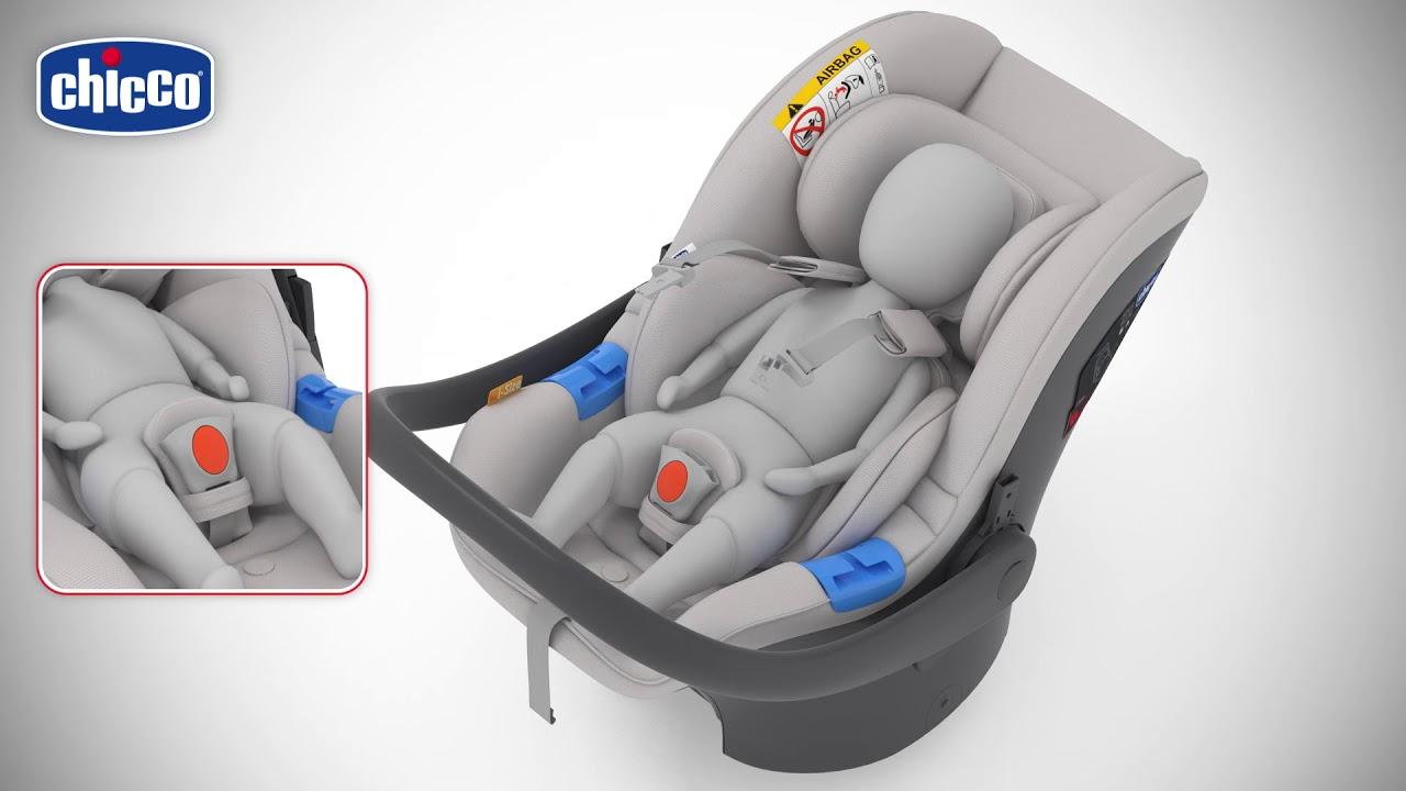 Il seggiolino Chicco Oasys i-Size bocciato dal TCS: la fibbia cede nel test