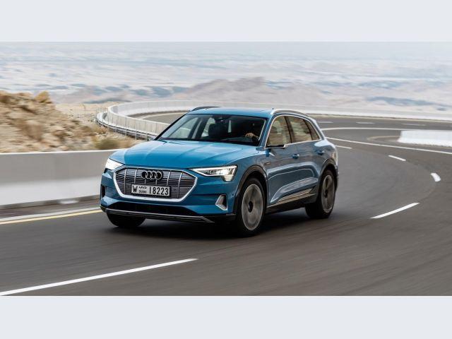 Audi e-tron vista anteriore