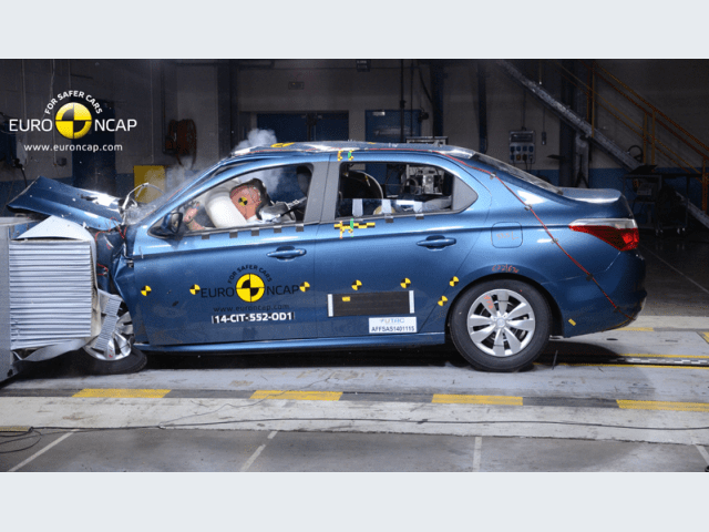 Citroen C-ElyseÌe – Crash test frontale