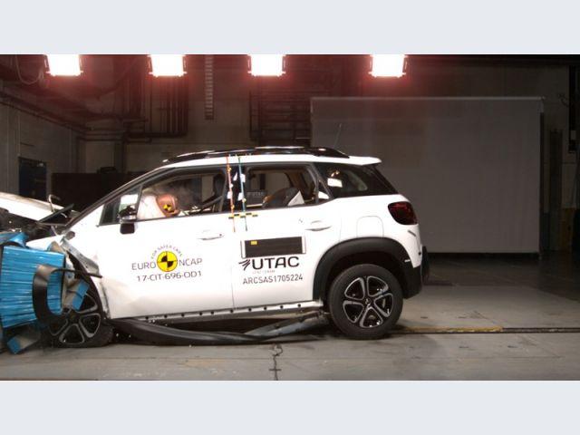 Citroen C3 Aircross – Crash test Euro NCAP – crash test offset