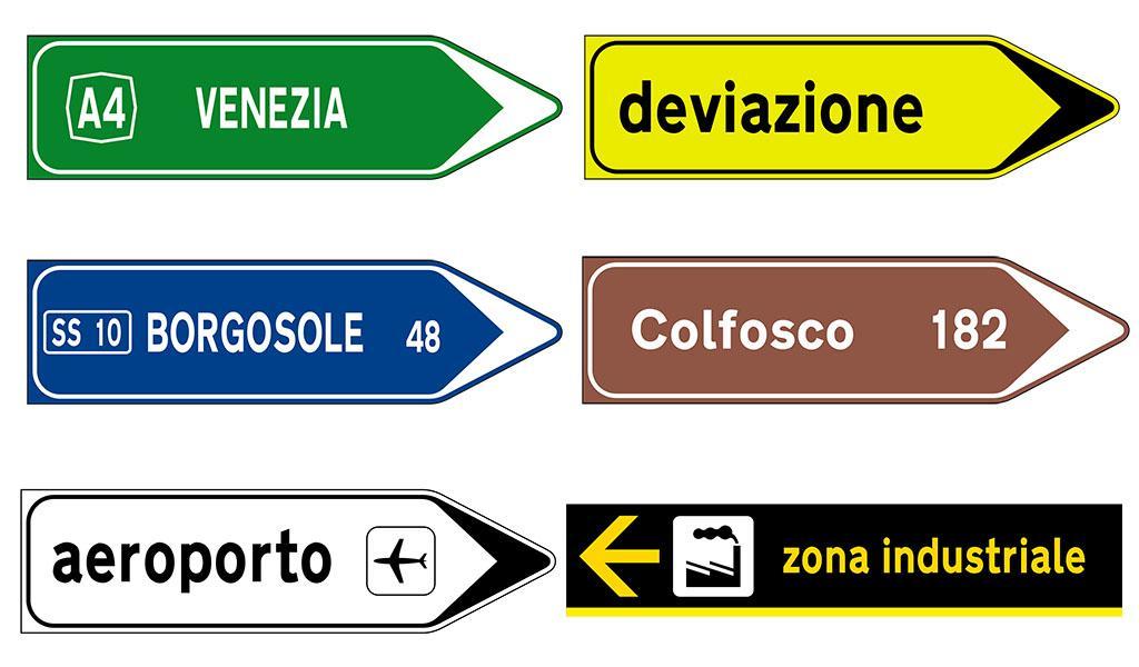 Segnali di indicazione: quali sono, colori e significato