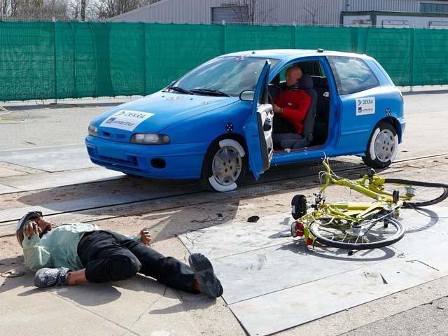 Crash test E-Bike – scenario post impatto