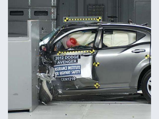 Dodge Avenger – crash test small overlap IIHS