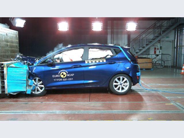 Ford Fiesta – Crash test Euro NCAP – crash test offset