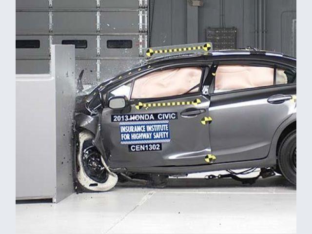 Honda Civic 4 porte – Crash test small overlap IIHS