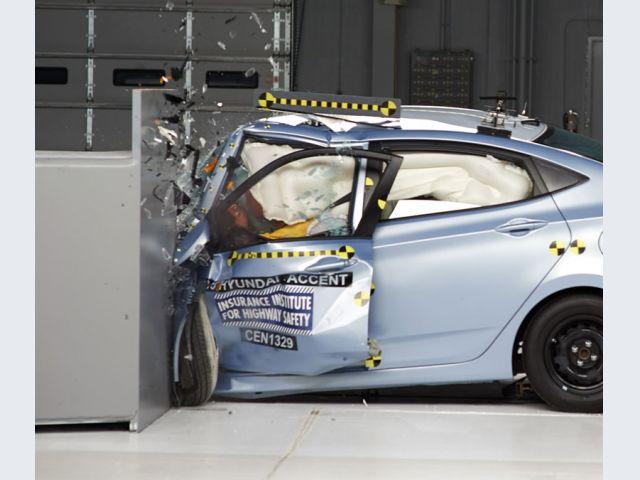 Hyundai Accent – Impatto small overlap