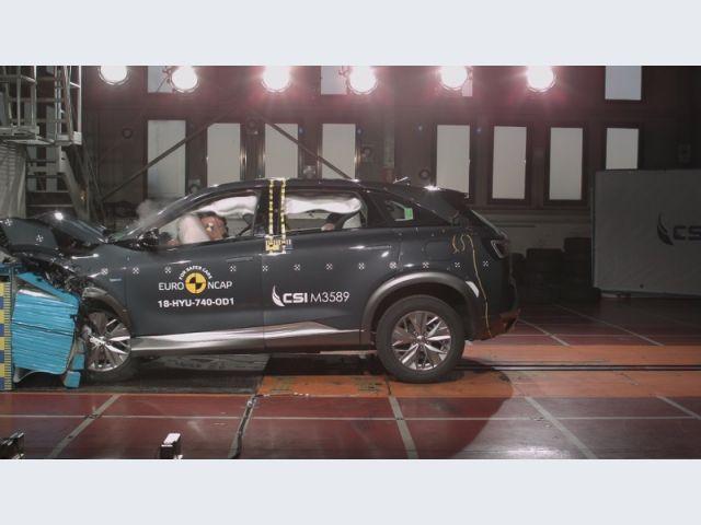 Hyundai Nexo – Crash test Euro NCAP – Crash test offset