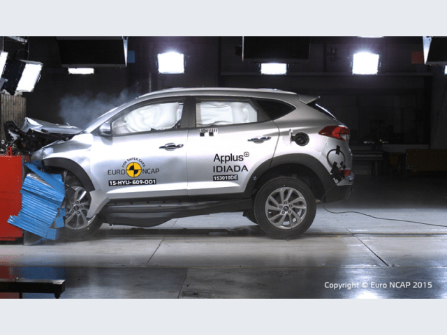 Hyundai Tucson – Crash test Euro NCAP – Crash test offset