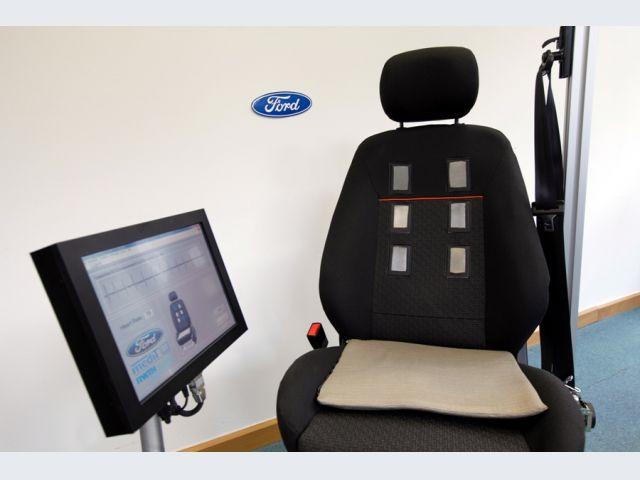 Il sedile Ford che fa l’elettrocardiogramma