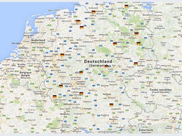 In Germania la rete di distribuzione del metano Ã¨ abbastanza omogenea