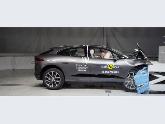 Jaguar I-Pace – 2018 – Crash test Euro NCAP – Crash test offset