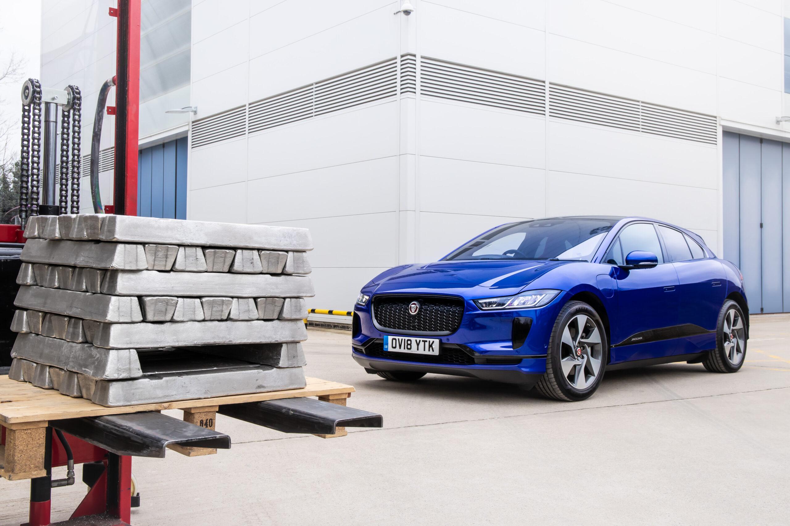 Jaguar: la seconda vita dell’alluminio sulle auto elettriche