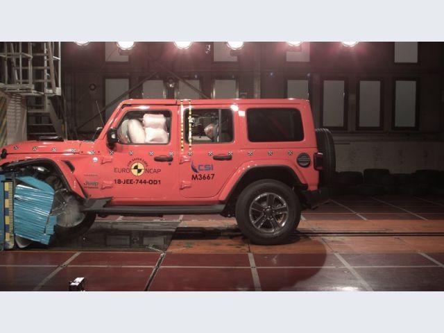 Jeep Wrangler – 2018 – Crash test Euro NCAP – Crash test offset