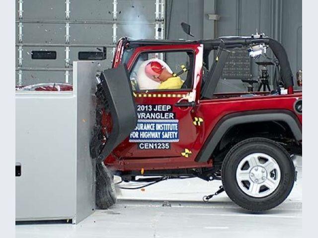 Jeep Wrangler – Impatto Small Overlap IIHS