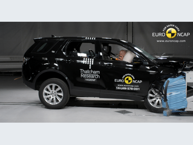 Land Rover Discovery Sport – Crash test frontale