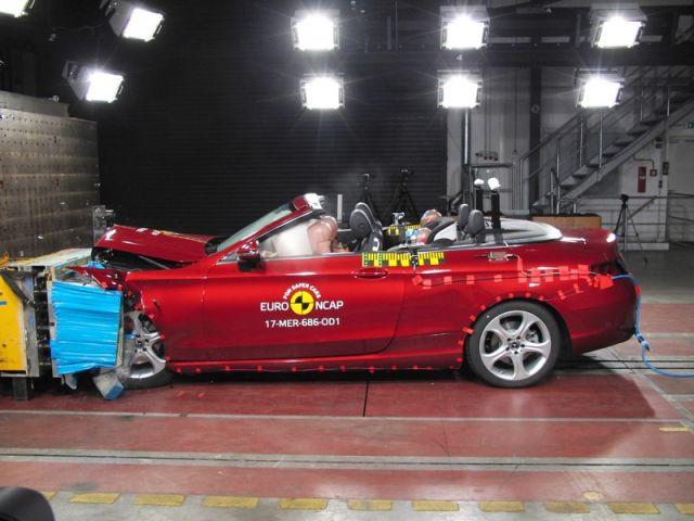 Mercedes-Benz Classe C Cabriolet – Crash test Euro NCAP – crash test offset