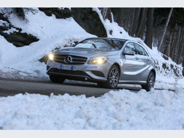Nuova Mercedes Classe A test inverno 01