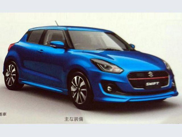 Nuova Suzuki Swift in primo piano
