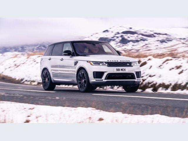 Range Rover Sport HST – la vista anteriore
