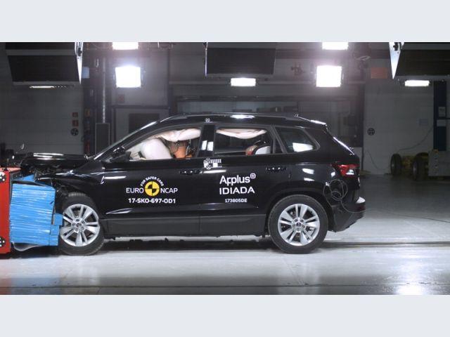 Skoda Karoq – Crash test Euro NCAP – crash test offset