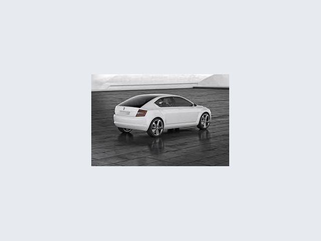 Vista posteriore Skoda VisionD