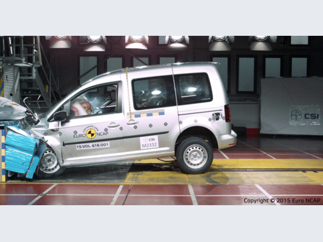 Volkswagen Caddy – Crash test Euro NCAP – Impatto frontale offset