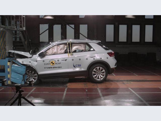 Volkswagen T-Roc – Crash test Euro NCAP – crash test offset