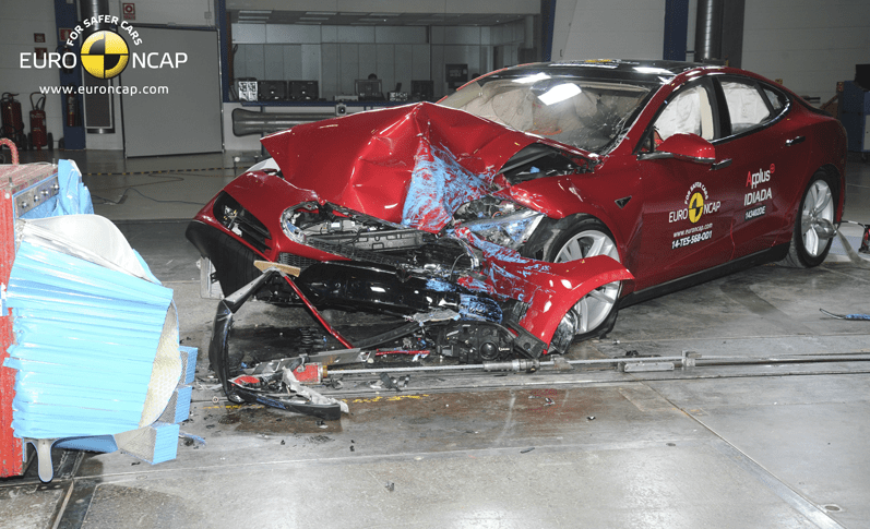 Crash test Euro NCAP: la prima volta di Tesla