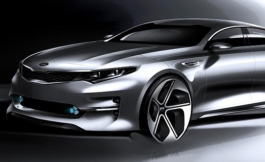 Kia Optima, sorprendente Show Car della berlina coupè di successo