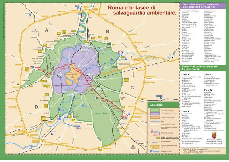 Previsioni dello “smog”: auto ferme a Roma domenica 17 gennaio