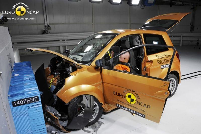 Crash test Euro NCAP: Protocollo specifico per i Quadricicli pesanti