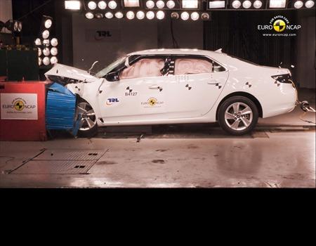 Crash Test Saab 9-5 2009