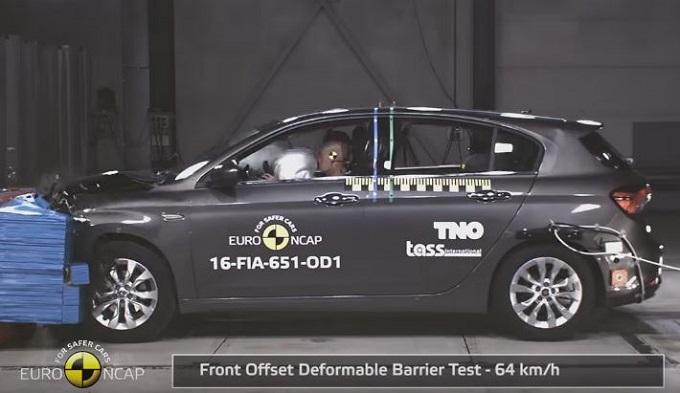 La Fiat Tipo delude nel crash test: 3 stelle senza safety pack