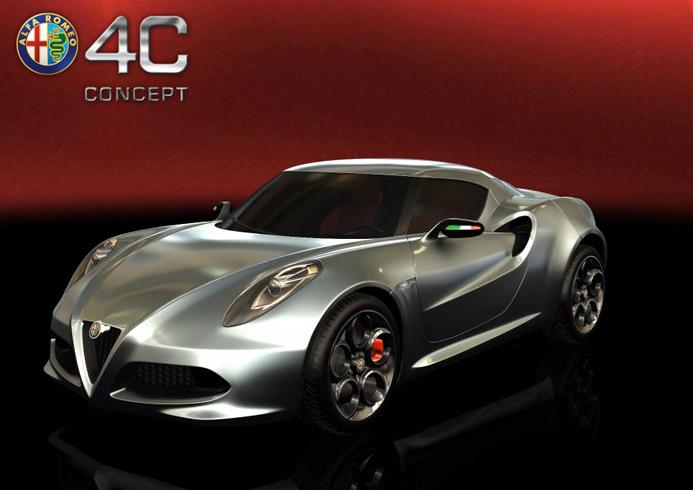 Alfa Romeo 4C Concept: si scoprirà sul cellulare