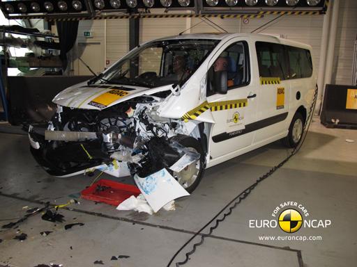 I risultati del primo crash test Euro NCAP sui furgoni