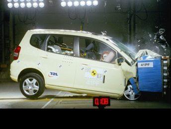 Crash Test Honda Jazz
