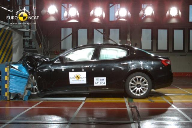 Crash test Euro NCAP novembre 2013: il debutto positivo di Maserati