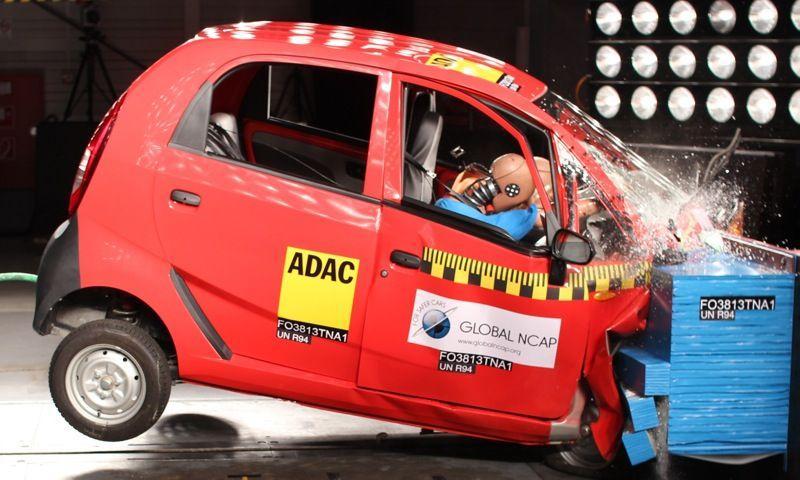 Crash test India: zero stelle “di serie” su tutte