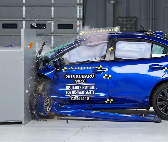 Crash test IIHS: ottimo risultato per la Subaru WRX