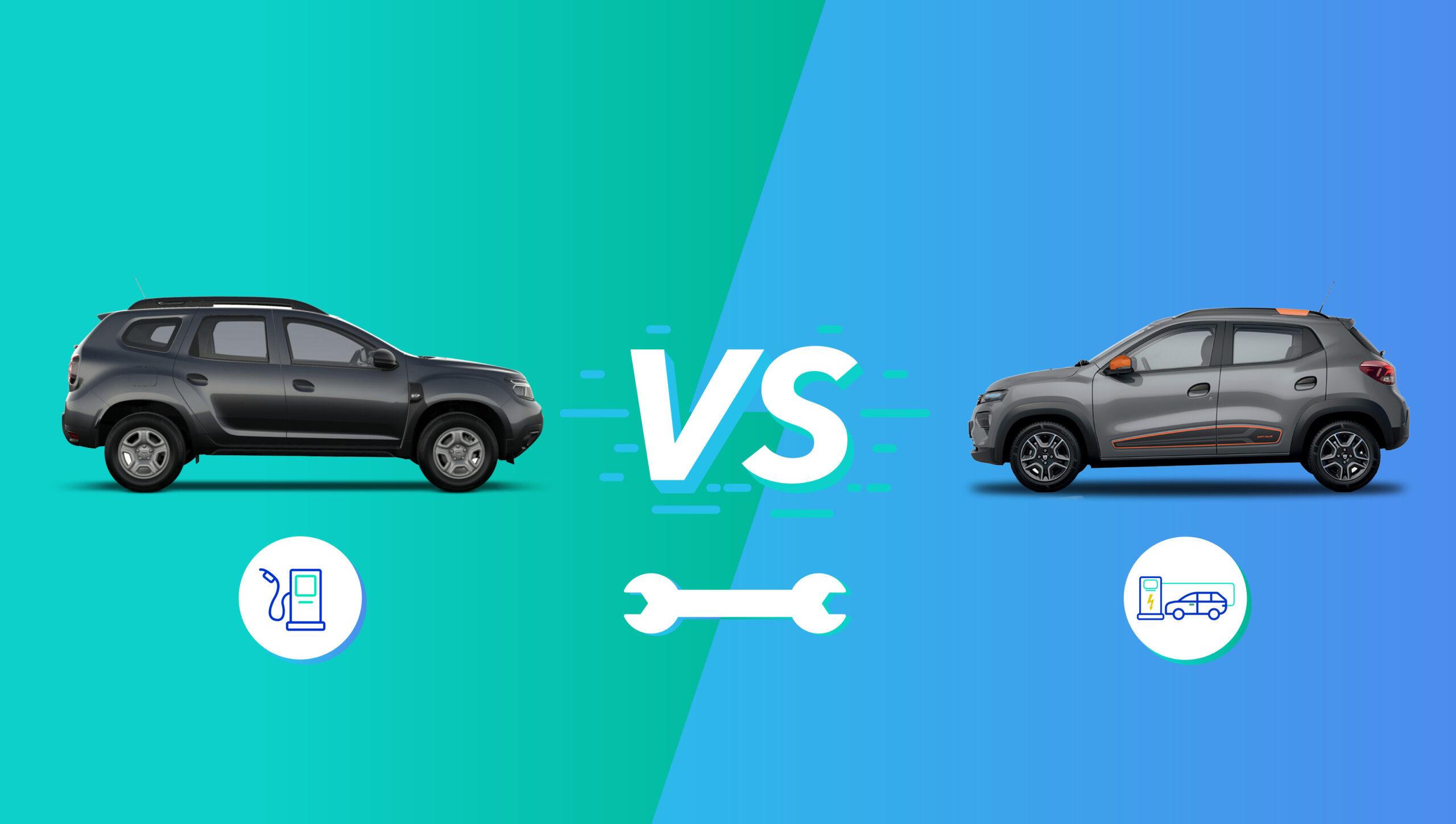 Tagliandi auto Dacia Duster 1.0 TCe 90 vs Dacia Spring