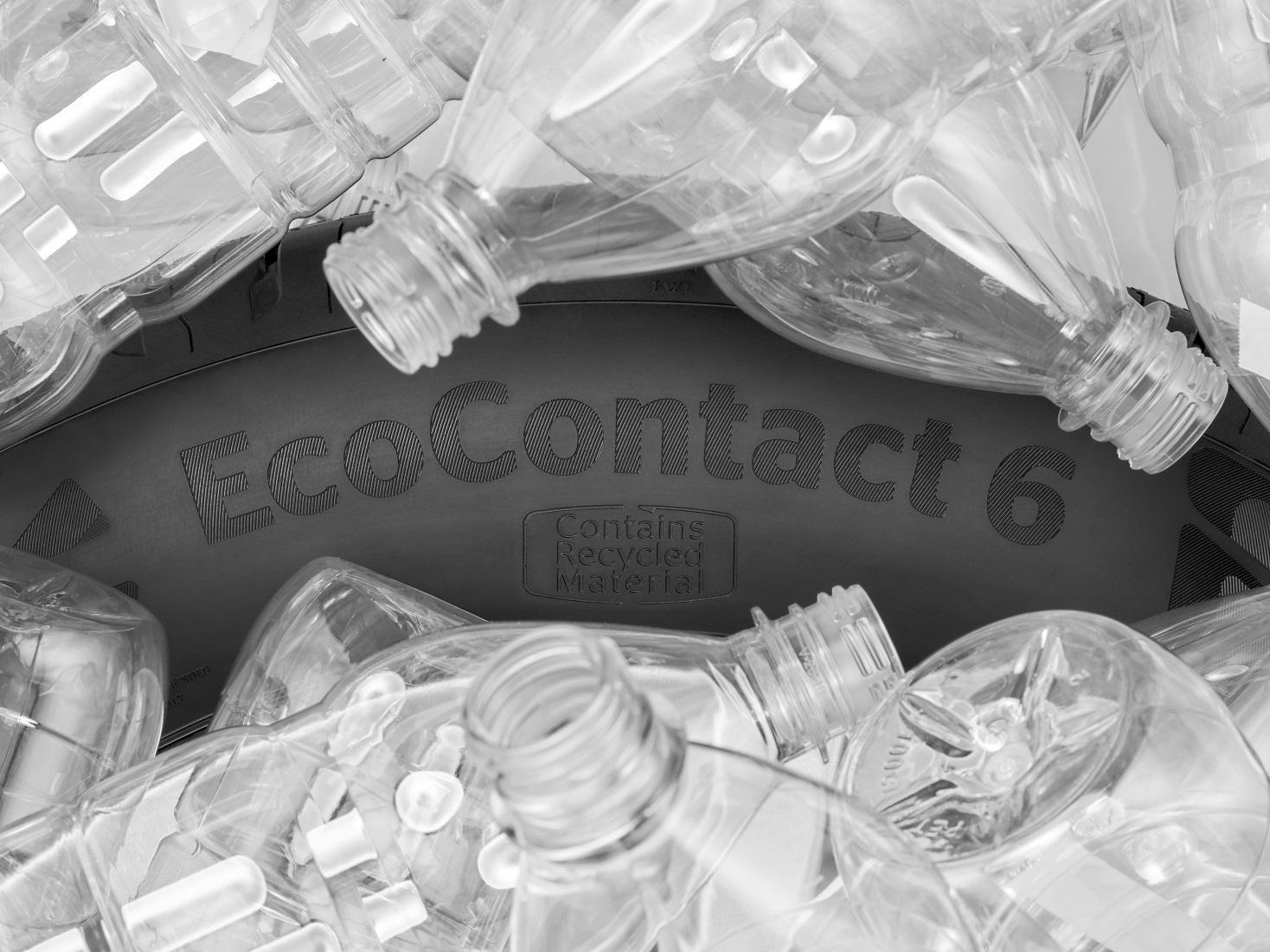 Continental: sempre più gomme da bottiglie in PET
