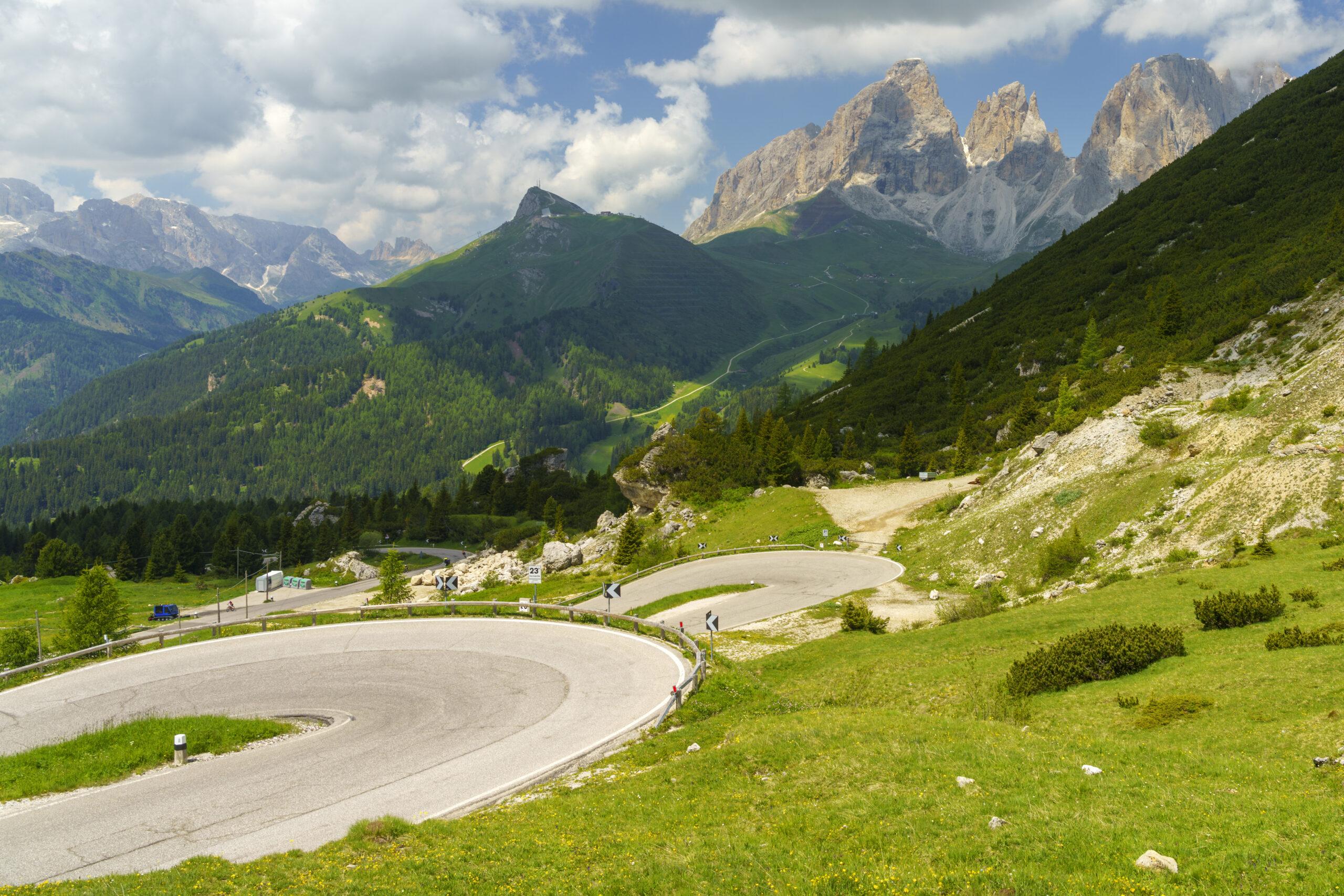 Passo Pordoi in auto