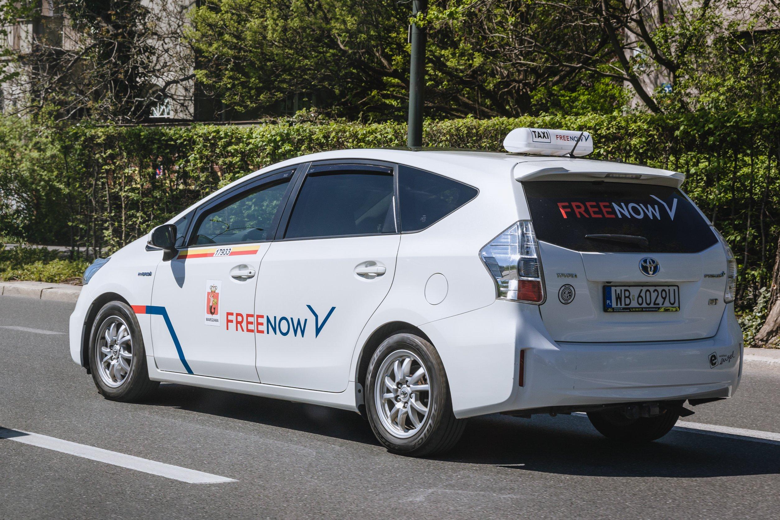 Taxi elettrici Free Now