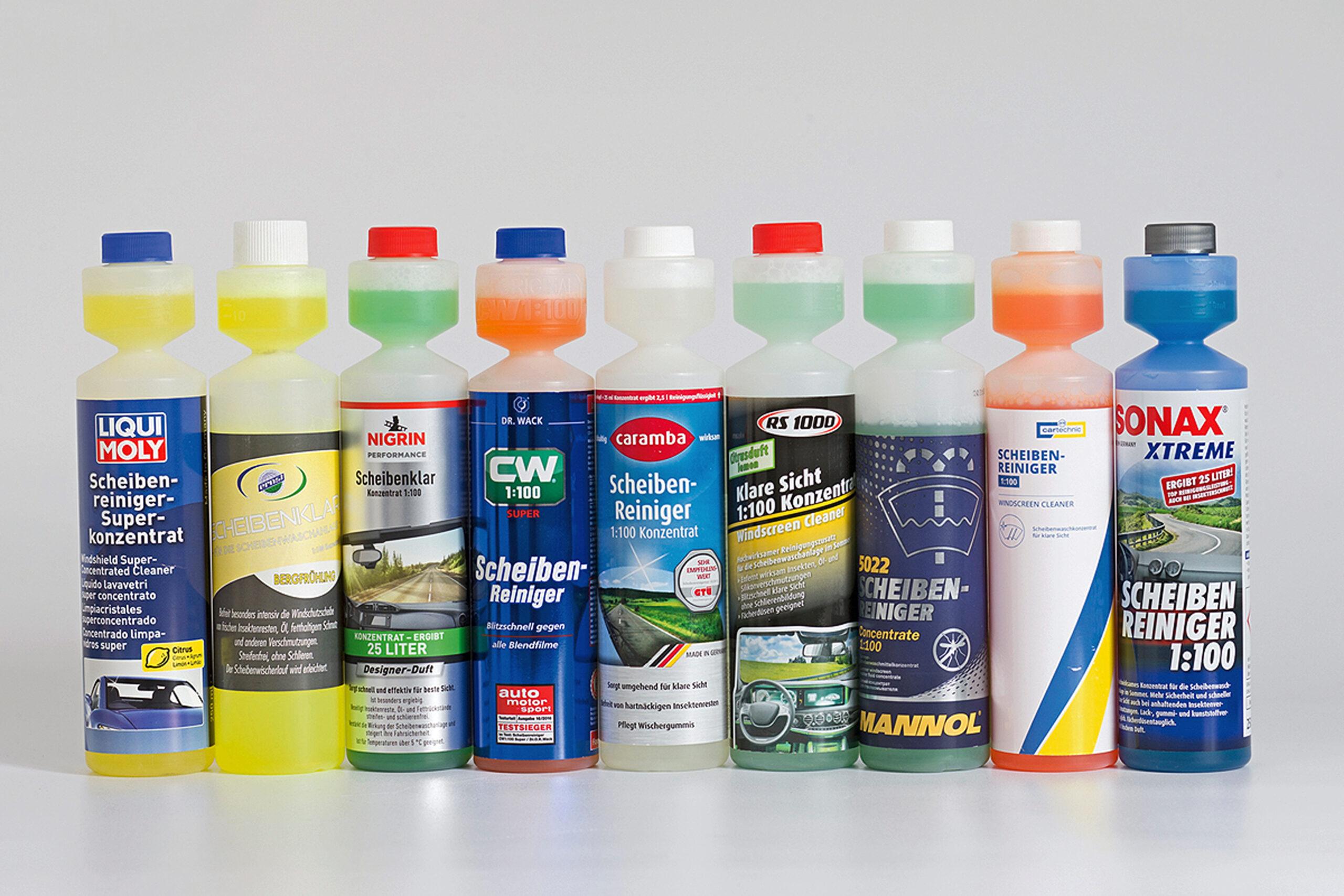 I migliori liquidi lavavetro per l’estate: il test di Autobild
