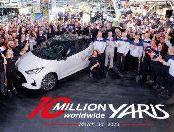 Yaris supera 10 milioni di vendite: è il 6° modello della Casa